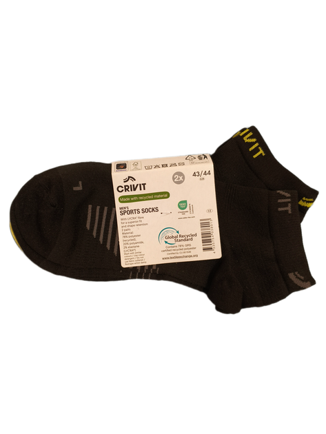 Мужские спортивные носки Sports Socks CRIVIT 43-44р 2 пары - Фото 1 Мужские спортивные носки Sports Socks CRIVIT 43-44р 2 пары - изображение 1