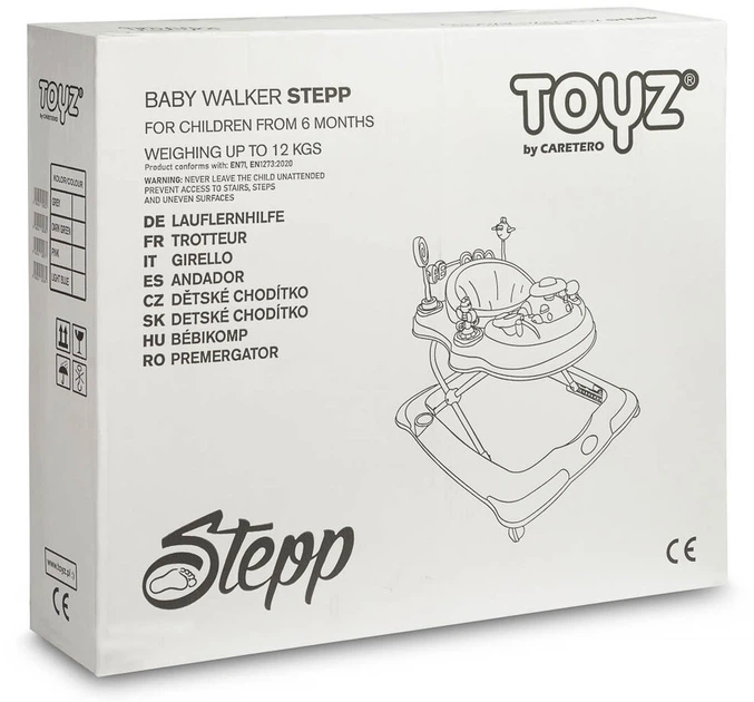 Chodzik dzieciecy Toyz by Caretero 3 w 1 Stepp Pink (5908310395777) - Zdjęcie 6 Chodzik dzieciecy Toyz by Caretero 3 w 1 Stepp Pink (5908310395777) - obraz 6