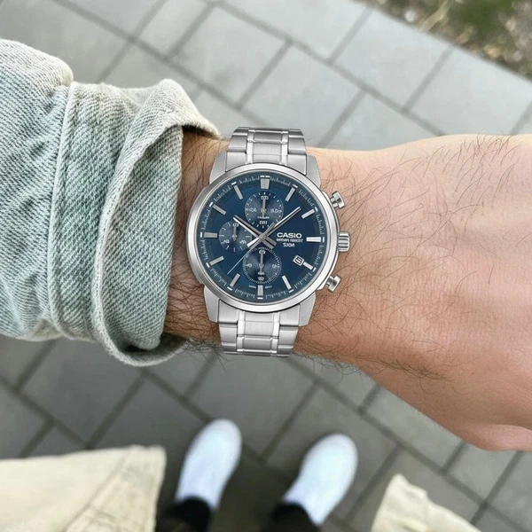 Наручний годинник CASIO MTP-E510D-2A2VDF - Фото 5 Наручний годинник CASIO MTP-E510D-2A2VDF - изображение 5