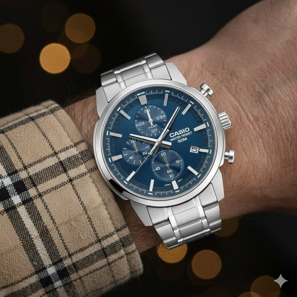 Наручний годинник CASIO MTP-E510D-2A2VDF - Фото 6 Наручний годинник CASIO MTP-E510D-2A2VDF - изображение 6