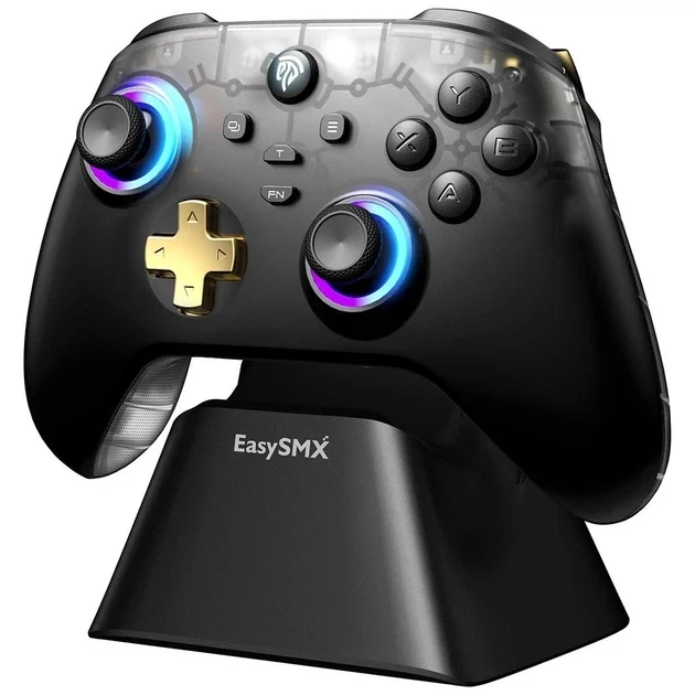Геймпад EasySMX D05 с док-станцией | беспроводной контроллер Hall Effect RGB для PC / Nintendo Switch / Android / iOS / Steam | - Фото 3 Геймпад EasySMX D05 с док-станцией | беспроводной контроллер Hall Effect RGB для PC / Nintendo Switch / Android / iOS / Steam | - изображение 3