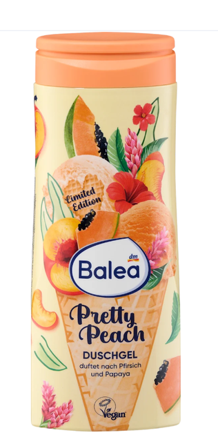 Гель для душу Balea Pretty Peach, 300 мл - Фото 1 Гель для душу Balea Pretty Peach, 300 мл - изображение 1
