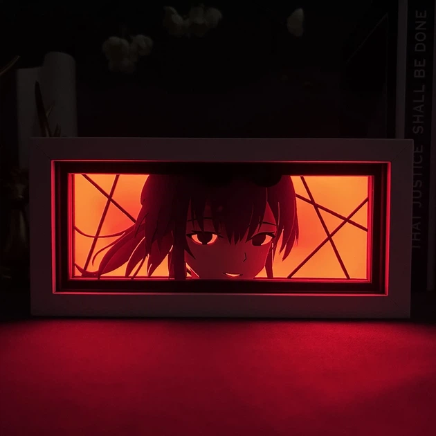 Многослойный Ночник лампа аниме Кафка Kafka светильник Honkai Star Rail RGB - изображение 11