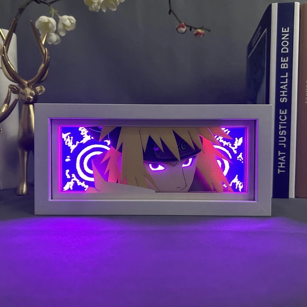 Багатошаровий Нічник лампа аніме NARUTO світильник Minato Мінато Наруто Боруто RGB - зображення 8