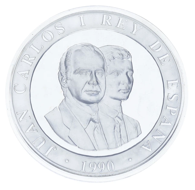 Монета Испания 2000 песет 1990 Серебро Proof XXV летние Олимпийские игры в Барселоне в 1992 году - Древняя лодка - Фото 2 Монета Испания 2000 песет 1990 Серебро Proof XXV летние Олимпийские игры в Барселоне в 1992 году - Древняя лодка - изображение 2