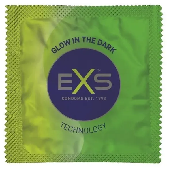 Презервативи EXS Glow in the Dark — презервативи, що світяться в темряві - Фото 1 Презервативи EXS Glow in the Dark — презервативи, що світяться в темряві - зображення 1