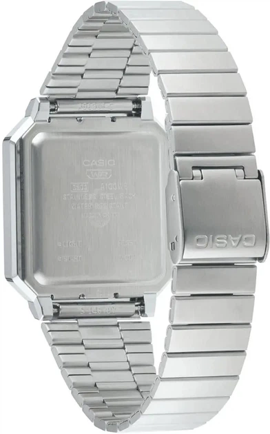 Часы Casio A100WE-1AEF., Серебристый - Фото 3 Часы Casio A100WE-1AEF., Серебристый - изображение 3