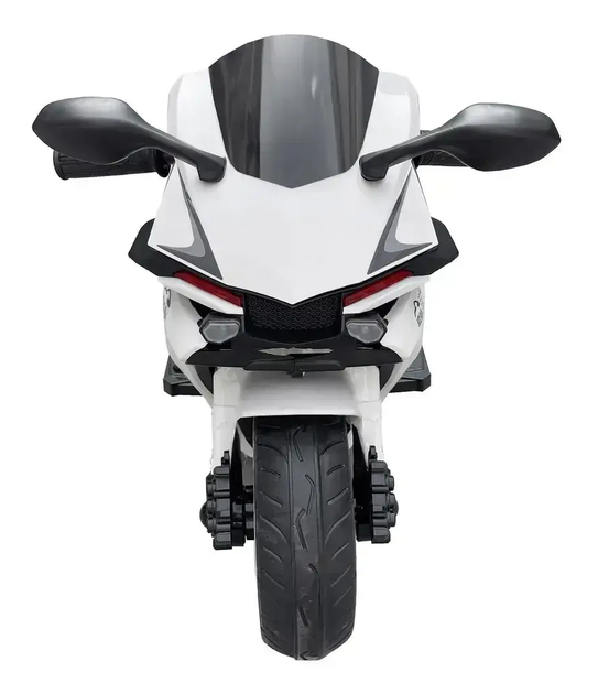 Дитячий електромотоцикл VOLSO VS1900, 12V, 40W, білий - зображення 3