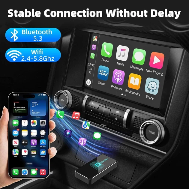 Бездротовый адаптер для iPhone Carplay - изображение 3