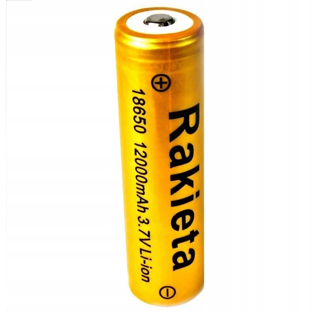 Аккумулятор 18650 Rakieta 12000mAh 3.7V литий-ионный батарейка аккумуляторная 10441 - изображение 3
