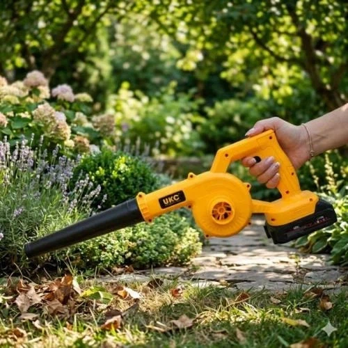 Аккумуляторная воздуходувка UKC Professional Tools для уборки листьев 10291 - изображение 5