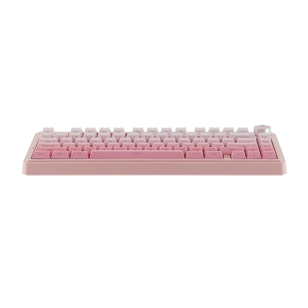 Беспроводная механическая клавиатура AULA F75 Pink Gradient, Dream Sakura Switch, размер 75%, RGB подсветки (2.4G/Bluetooth/USB) - изображение 7