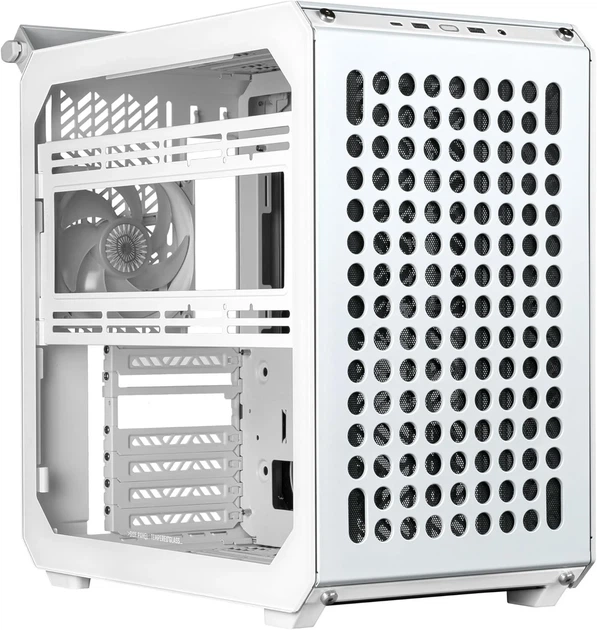 Корпус Cooler Master Qube 500 Flatpack / Без БП / EATX / USB Type-C / Стекло / Белый (101647104) - изображение 2