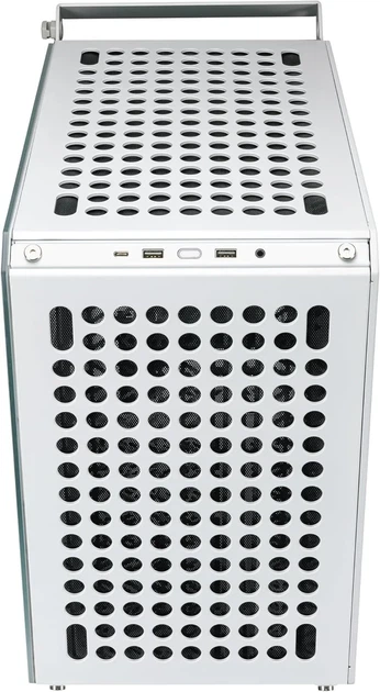 Корпус Cooler Master Qube 500 Flatpack / Без БП / EATX / USB Type-C / Стекло / Белый (101647104) - изображение 6