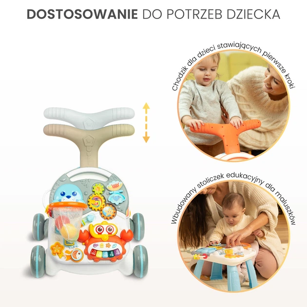 Pchacz-Stolik edukacyjny Toyz by Caretero Spark 2 w 1 Grey TOYZ-20951 (5908310395616) - Zdjęcie 7 Pchacz-Stolik edukacyjny Toyz by Caretero Spark 2 w 1 Grey TOYZ-20951 (5908310395616) - obraz 7