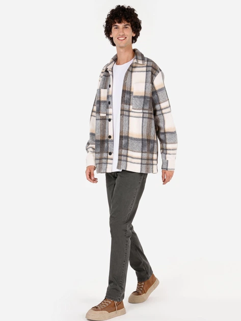 Рубашка теплая мужская Colin's CL1064904BEI S Beige (8684112400709) - Фото 3 Рубашка теплая мужская Colin's CL1064904BEI S Beige (8684112400709) - изображение 3