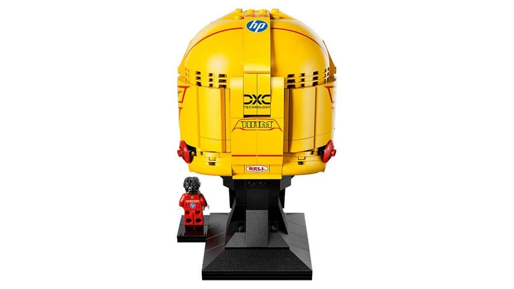 Конструктор LEGO Editions Formula 1 Шлем Льюиса Гамильтона из команды Scuderia Ferrari HP (43022) - изображение 7