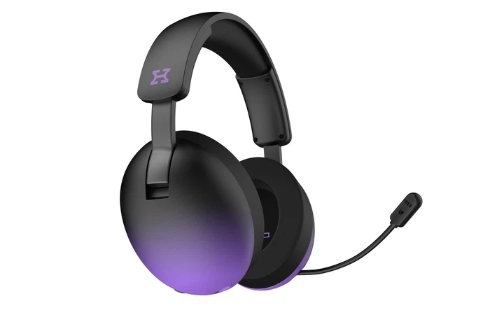 Bluetooth-гарнiтура Hator Hellyberry HH30 Pro Wireless Black/Violet (HH30_PRO_wireless_BV) - Фото 2 Bluetooth-гарнiтура Hator Hellyberry HH30 Pro Wireless Black/Violet (HH30_PRO_wireless_BV) - зображення 2