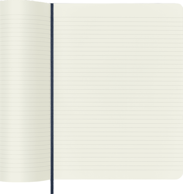 Блокнот Moleskine Classic XL Темно-синій в лінійку 19 x 25 см 192 сторінки (8055002854771) - Фото 4 Блокнот Moleskine Classic XL Темно-синій в лінійку 19 x 25 см 192 сторінки (8055002854771) - зображення 4