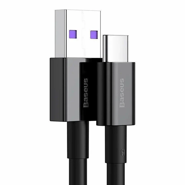 Кабель Baseus Superior Series USB to Type-C 66W 1m Black - зображення 3