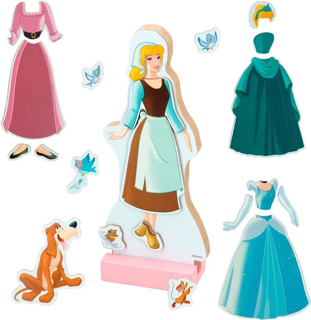 Gra magnetyczna WOOMAX ubieranka Disney Kopciuszek 30 elementów 48728 (8412842487284) - Zdjęcie 2 Gra magnetyczna WOOMAX ubieranka Disney Kopciuszek 30 elementów 48728 (8412842487284) - obraz 2