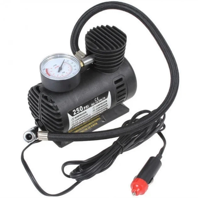 Автомобильный компрессор для шин Air Pump Ji030 Насос электрический от прикуривателя 12V - изображение 2