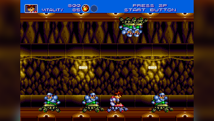 Игра Sega Mega Drive Gunstar Heroes Japan Японская Версия Только Картридж Б/У - изображение 4