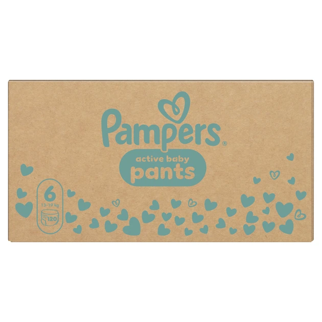 Pieluchomajtki Pampers Pants MTH ExLarge Rozmiar 6 120 szt (8006530305617) - Zdjęcie 1 Pieluchomajtki Pampers Pants MTH ExLarge Rozmiar 6 120 szt (8006530305617) - obraz 1