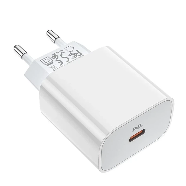 Мережевий зарядний пристрій HOCO C76A Plus Speed source PD20W charger White - изображение 5