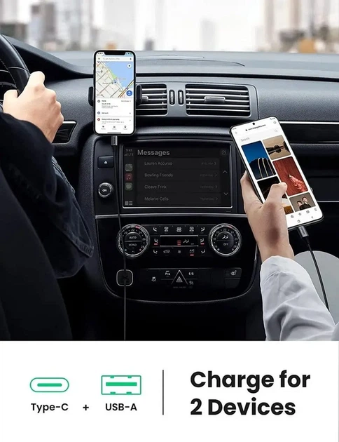 Автомобільний зарядний пристрій UGREEN CD130 Dual USB Car Charger (Space Gray) (UGR-30780) - Фото 4 Автомобільний зарядний пристрій UGREEN CD130 Dual USB Car Charger (Space Gray) (UGR-30780) - изображение 4