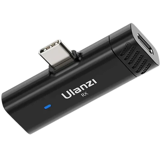 Приймач додатковий для бездротового мікрофона Ulanzi HM2301 Wireless Lavalier Microphone(Only receiver) (A007 HM2301) - Фото 3 Приймач додатковий для бездротового мікрофона Ulanzi HM2301 Wireless Lavalier Microphone(Only receiver) (A007 HM2301) - изображение 3