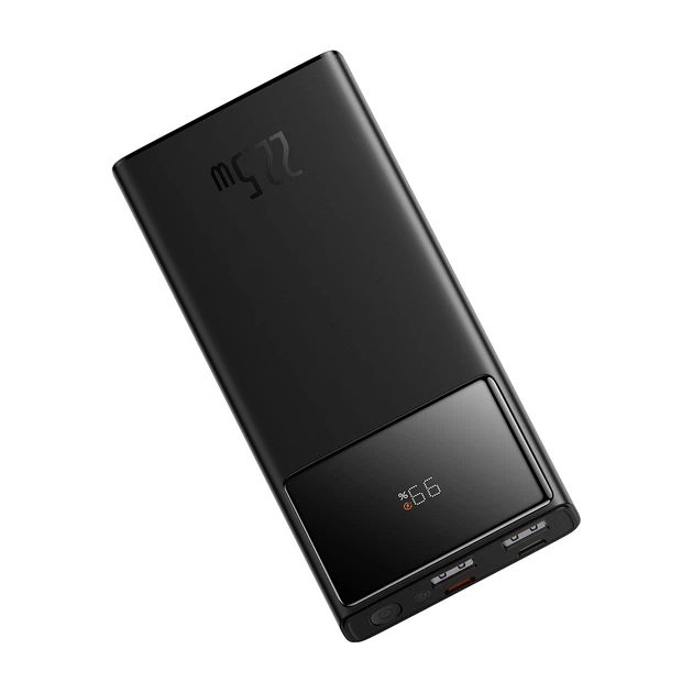 Powerbank Baseus Star-Lord 10000mAh 22.5W з цифровим дисплеєм та кабелем USB-C 3A 30cm Black (6932172628680) - зображення 2