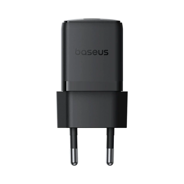 Мережевий зарядний пристрій Baseus Palm Fast Charger 1C 30W EU Cluster Black - Фото 3 Мережевий зарядний пристрій Baseus Palm Fast Charger 1C 30W EU Cluster Black - зображення 3