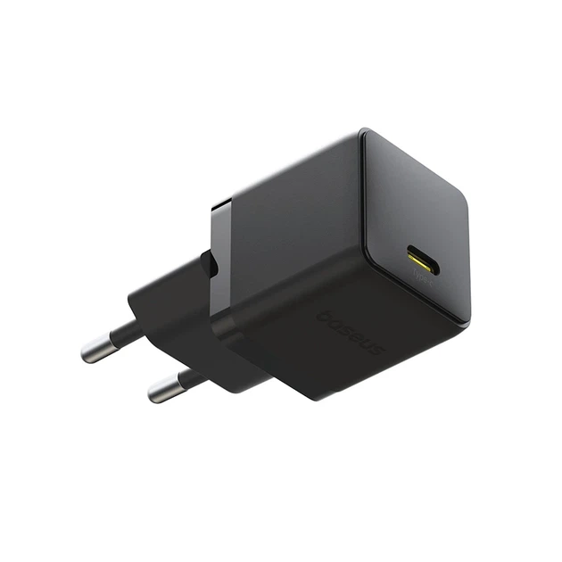 Мережевий зарядний пристрій Baseus Palm Fast Charger 1C 30W EU Cluster Black - Фото 4 Мережевий зарядний пристрій Baseus Palm Fast Charger 1C 30W EU Cluster Black - зображення 4