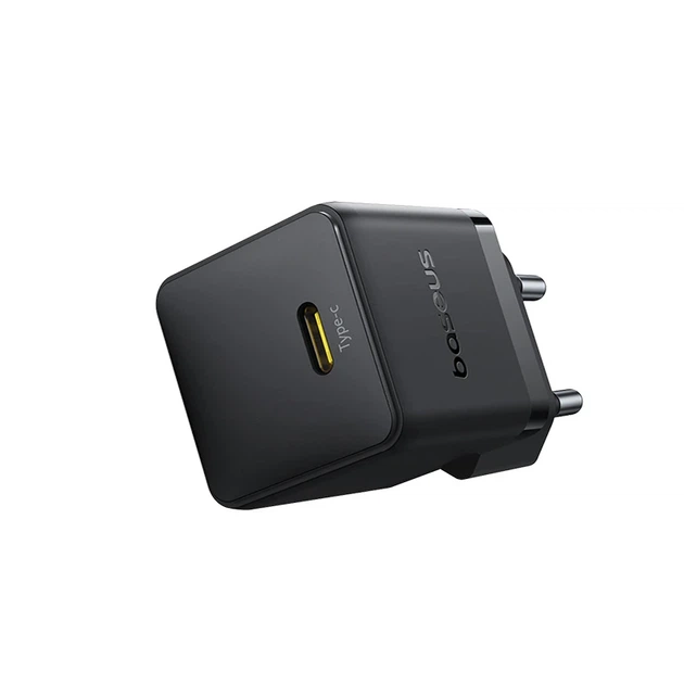 Мережевий зарядний пристрій Baseus Palm Fast Charger 1C 30W EU Cluster Black - Фото 5 Мережевий зарядний пристрій Baseus Palm Fast Charger 1C 30W EU Cluster Black - зображення 5