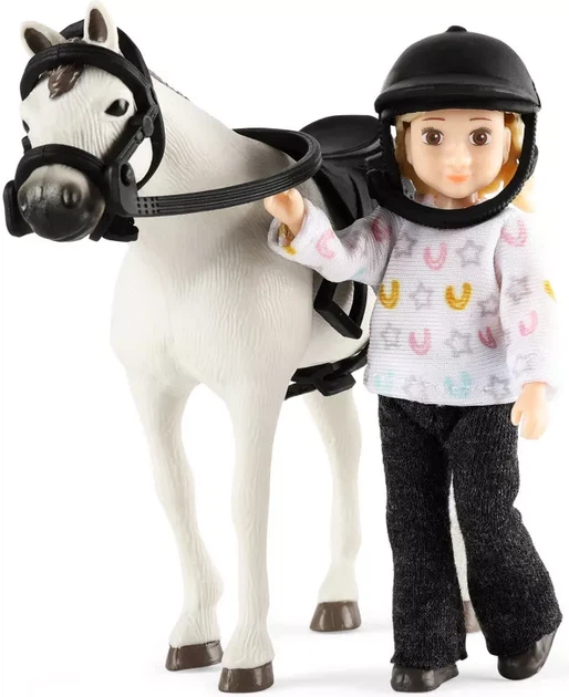 Лялька Lundby Жокей з конем (60-8090-00) - Фото 1 Лялька Lundby Жокей з конем (60-8090-00) - зображення 1