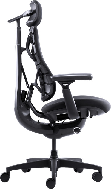 Эргономичное кресло LiberNovo Omni Midnight Black динамическая поддержка позвоночника - Фото 5 Эргономичное кресло LiberNovo Omni Midnight Black динамическая поддержка позвоночника - изображение 5
