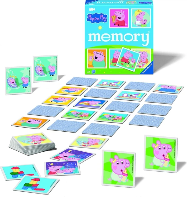 Настільна гра Ravensburger Memory: Свинка Пеппа (4005556250868) - зображення 2