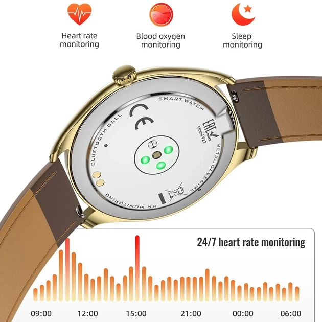 Смарт-годинник HOCO Y22 AMOLED 36mm. 200 mAh. IP67 Silver - изображение 9