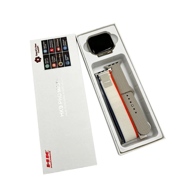 Смарт-годинник HK 9 Pro Max Plus 45mm. 230 mAh. IP67 Amoled Grey - изображение 2