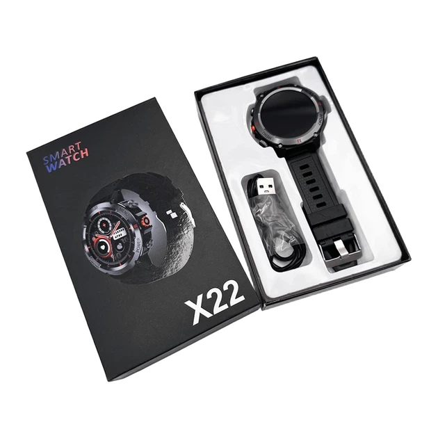 Смарт-годинник IWO X22 1.46". 330 mAh, IP68 Black - изображение 2