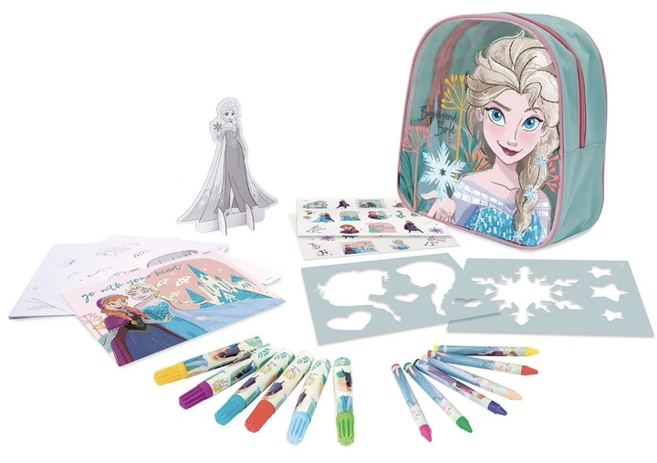 Artystyczny zestaw malarski dla dzieci w plecaku AS Company Disney Kraina Lodu (1023-68102) (5203068681029) - obraz 2