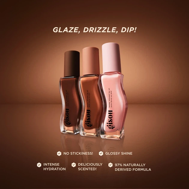 Олія для губ Gisou "Milky Mocha" Honey Infused Lip Oil - зображення 7