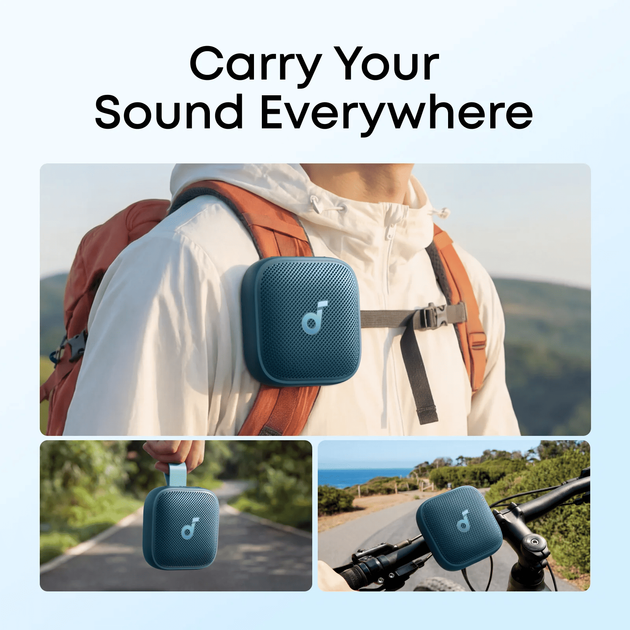 Портативна акустика Anker SoundCore Boom Go 3i Blue 15 Вт IP68 до 40 год роботи - зображення 3