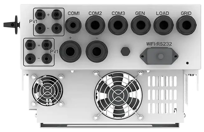 Гібридний інвертор DEYE SUN-6K-SG05LP1-EU-AM2-P 6KW LV-battery 2 MPPT Wi-Fi 220V Однофазний (SUN-6K-SG05LP1-EU-AM2-P) - зображення 3