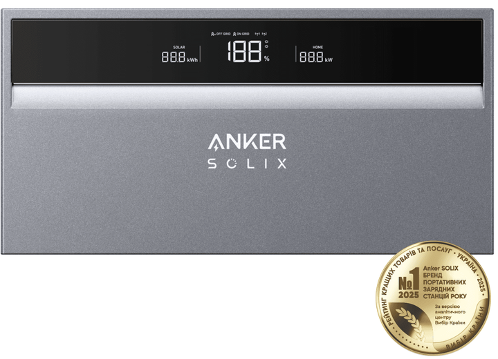 Гібридний інвертор Anker SOLIX X1 Hybrid Inverter X1-H6K-S - 6kW Single-Phase - Фото 1 Гібридний інвертор Anker SOLIX X1 Hybrid Inverter X1-H6K-S - 6kW Single-Phase - изображение 1