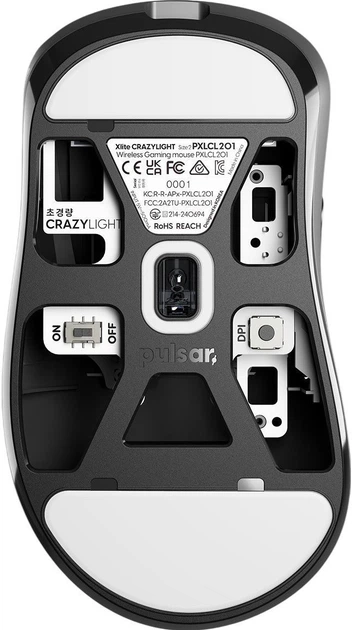 Мышь Pulsar Xlite Crazylight 8К Wireless/USB Black (PXLCL201) - изображение 4