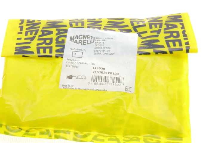 Повторювач повороту на крило VW CADDY, GILF V, PASSAT MAGNETI MARELLI 715102120120 Volkswagen Caddy, Passat, Golf; Dodge RAM 2500 3BD949117, 1J0949117 - изображение 4