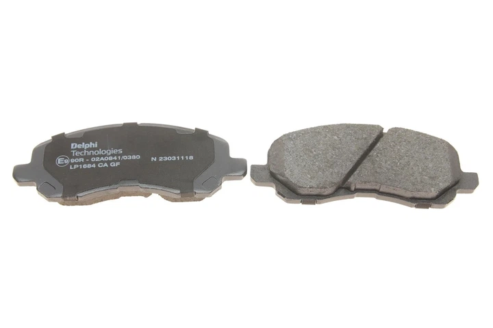 Колодки гальмові Delphi LP1684 Chrysler SEBRING; Mitsubishi Galant, Grandis, Outlander, Lancer, ASX; Citroen C4; Jeep Compass (MK49), Patriot; Dodge Caliber, Avenger MZ690568, 1607690380, 1607690480 - зображення 3