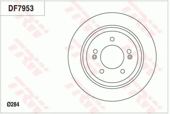 Диски гальмівні TRW DF7953 KIA Optima, Soul; Hyundai Sonata 584113V500 - Фото 1 Диски гальмівні TRW DF7953 KIA Optima, Soul; Hyundai Sonata 584113V500 - зображення 1